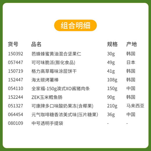 【慢生活踏青游】春暖花开踏青出游露营-中号透明手提袋零食组合D/150392*057447*150719*152447*054110*152244*051327*064454*080109 商品图1