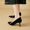 【KADINA】     AF3     卡迪娜2025春季新款细高跟尖头玛丽珍钻条时装通勤婚鞋女单鞋KS251535 商品缩略图0