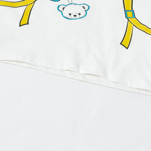 贝贝怡25夏季新款男童短袖T恤中小童百搭印花半袖衫运动休闲短袖上衣ZB2ES028 商品图8