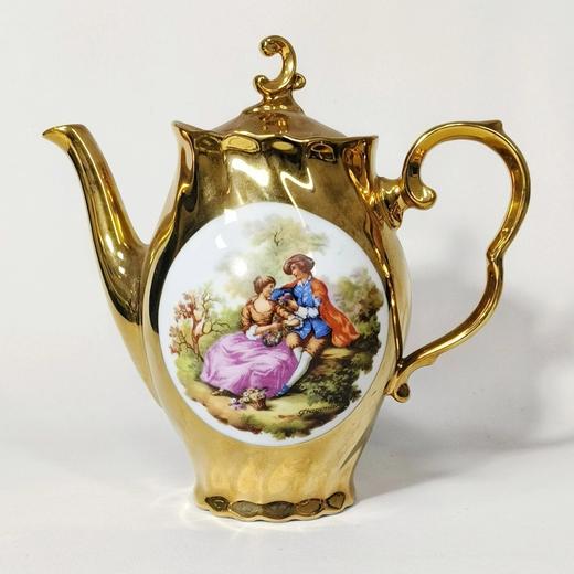 法国利摩日经典爱情故事金壶下午茶套组 商品图1