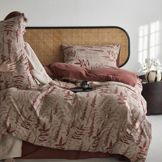 顶柔60支色织空气棉四件套-TJ1670 商品图0