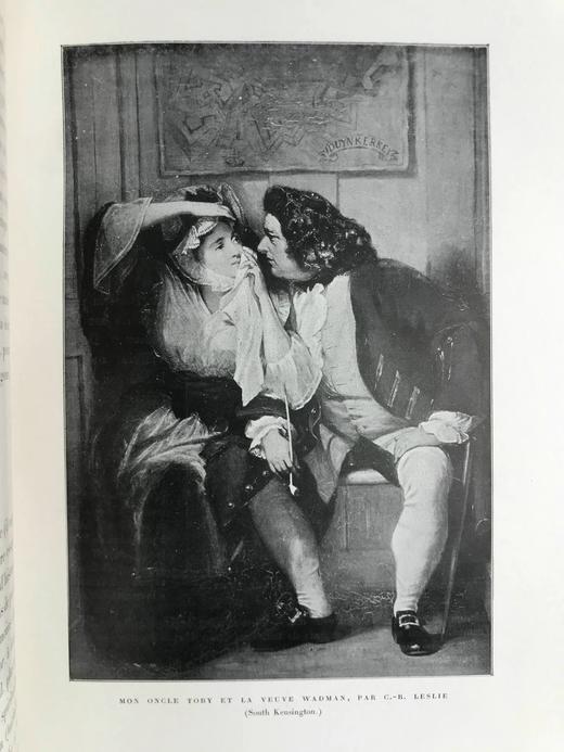 【法语】含藏书票！1908年 阿尔芒·达约《英国绘画史》 307幅插图 真皮精装大16开 商品图12