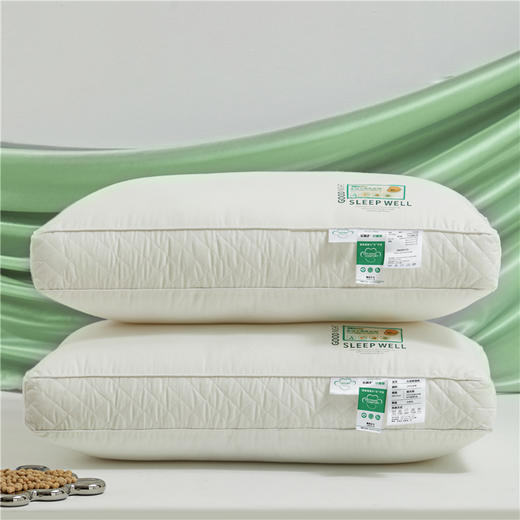 自然醒大立体绗缝大豆纤维枕星级酒店专用枕头护颈椎助睡眠枕芯成人家用一对整头单人XK 商品图5