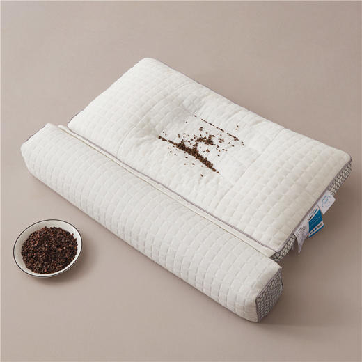 自然醒决明子荞麦牵引枕颈椎专用全荞麦壳小枕头护颈椎助睡眠单人圆柱颈椎硬枕睡觉护颈枕XK 商品图8