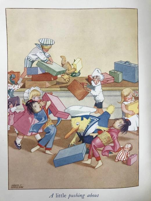 约20世纪早期 克拉多克夫人《约瑟芬去旅行》 阿普尔顿8幅彩色与多幅黑白插图 精装16开 商品图7