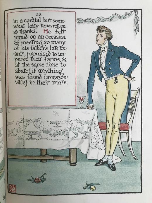 1901年 兰姆《岁月的假面》 沃尔特·克兰40页精美彩色插图 精装16开 商品图10