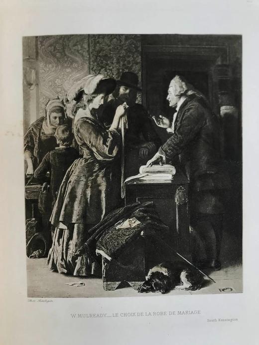 【法语】含藏书票！1908年 阿尔芒·达约《英国绘画史》 307幅插图 真皮精装大16开 商品图11