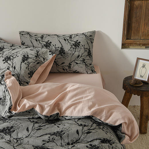 顶柔60支色织空气棉四件套-TJ1670 商品图5