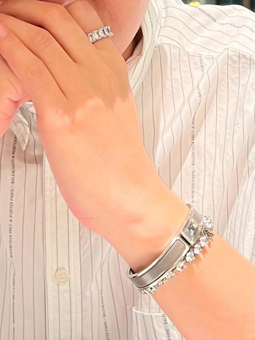 驴家白银满钻手链男女同款情侣系（XJ） 商品图6