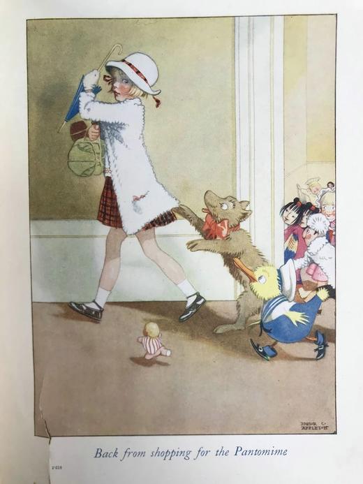 约20世纪早期 克拉多克夫人《约瑟芬的哑剧》 阿普尔顿8幅彩色与多幅黑白插图 精装16开 商品图8