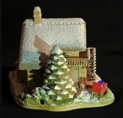 圣诞闪耀 Lilliput Lane 2006年亮片点灯款雪景微缩建筑 商品图7