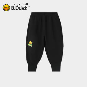 bduck小黄鸭童装男童卫裤春秋儿童运动裤小男孩长裤针织裤子105-150 BDF3563556