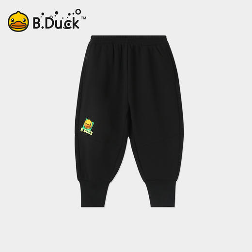bduck小黄鸭童装男童卫裤春秋儿童运动裤小男孩长裤针织裤子105-150 BDF3563556 商品图0