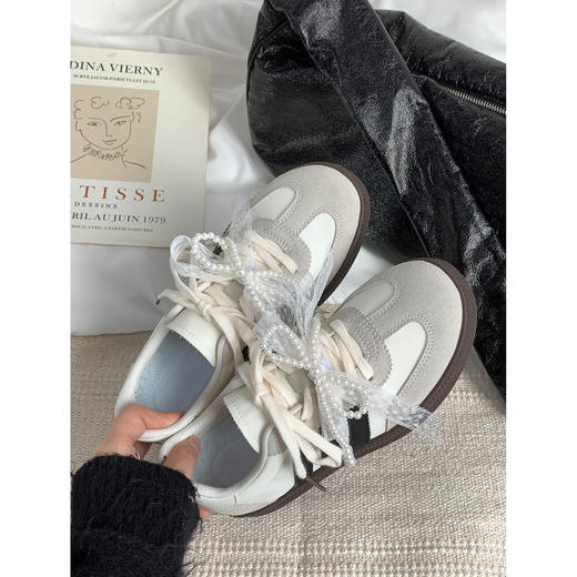 【YW】无忧购韩系ins温柔百搭可拆卸蝴蝶结休闲平底德训鞋MIS-2680（截单后7天发货) 商品图13