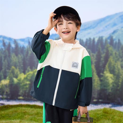 B.Duck小黄鸭童装男童连帽外套撞色户外春装90-130 BF1611061 商品图0