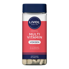 [丹麦]新Livol成人综合维他命 150粒. NY!Livol Multi Total  Voksen 150stk.