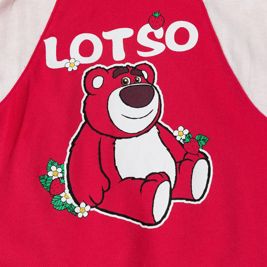 迪士尼【纯棉A类】25夏季新款女童短袖肩开连体衣亲肤透气哈衣爬爬服ZD2EL006 商品图6