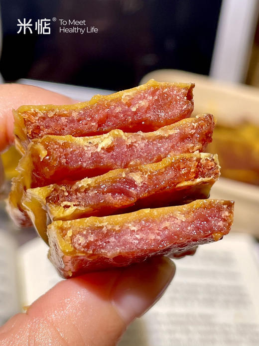 【米惦·炭烧芝士猪肉片】芝士控🧀️快看过来👀猪肉被芝士包围啦✨✨猪肉片新吃法🉑🉑芝香浓郁咸甜永动💯机越嚼越香😋😋开启味觉新体验，真后悔没有早点发现❗️ 商品图3