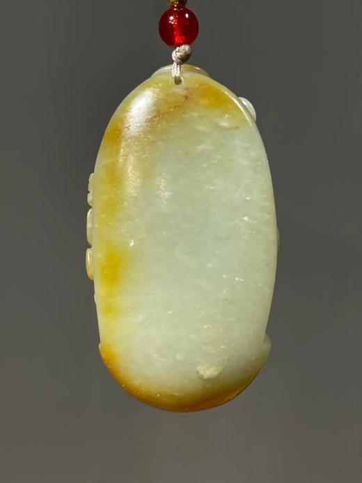 金沁青白玉雕虎戏猴随形原石，顺丰包邮 商品图1