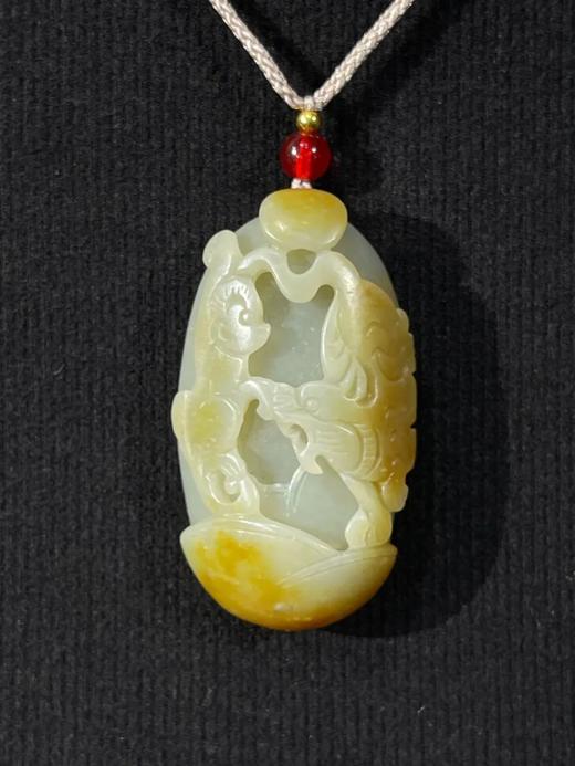 金沁青白玉雕虎戏猴随形原石，顺丰包邮 商品图8