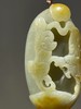 金沁青白玉雕虎戏猴随形原石，顺丰包邮 商品缩略图6