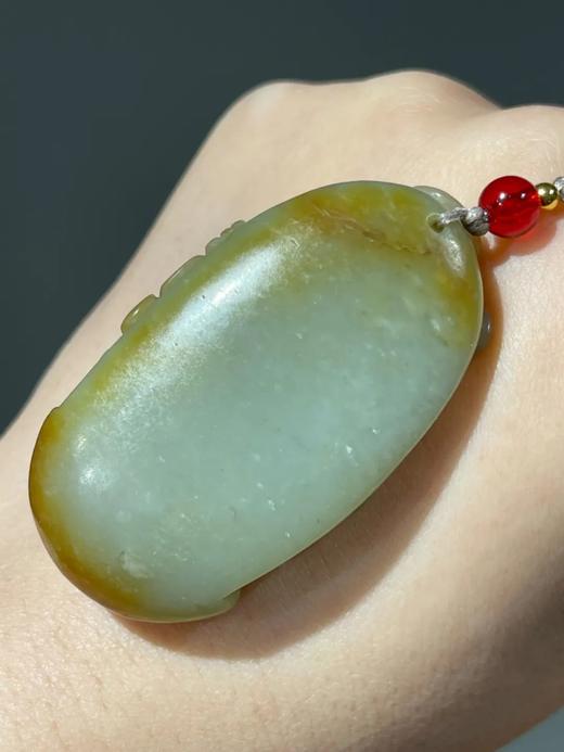 金沁青白玉雕虎戏猴随形原石，顺丰包邮 商品图14