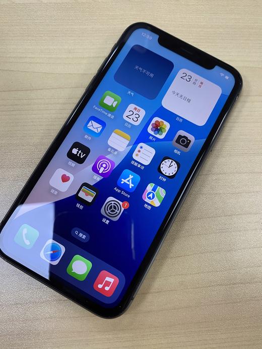 编号232998-苹果iPhone11/128G/白色，4G手机，9.5新边框小磕碰，屏幕背光轻微老化，换新电池100%，特价1299元！质检工程师已深度功能检测通过，店保180天，请放心购买！ 商品图7