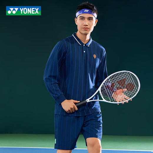 尤尼克斯 男女同款 环保系列 运动polo长袖T恤 10586NCR 商品图1