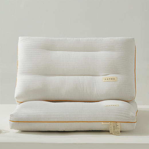 自然醒全棉半溪の明月枕超柔枕头枕芯护颈椎助睡眠家用一对套装睡觉专用成人低枕高枕XK 商品图14