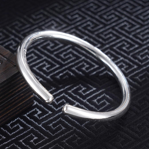 子佩集S999银【繁花明媚】手工纯银手镯原创设计【55013101】2503 商品图4