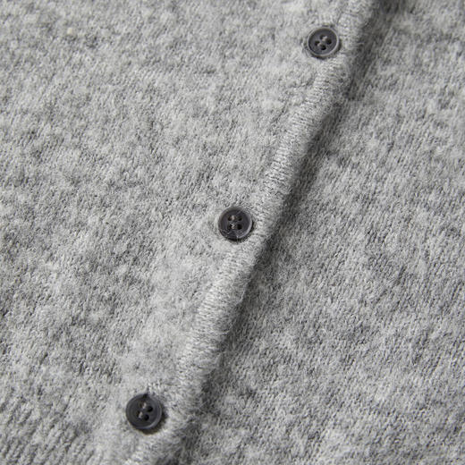 ROMI STUDIO“温柔随性”羊毛混纺长袖V领软糯毛织开衫 RW24ASB1440 商品图3