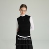 THESOONG"至简时刻"天丝羊毛平纹针织舒适高领无袖上衣HWBX6491 商品缩略图2