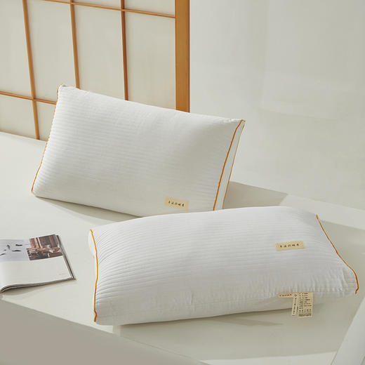 自然醒全棉半溪の明月枕超柔枕头枕芯护颈椎助睡眠家用一对套装睡觉专用成人低枕高枕XK 商品图7