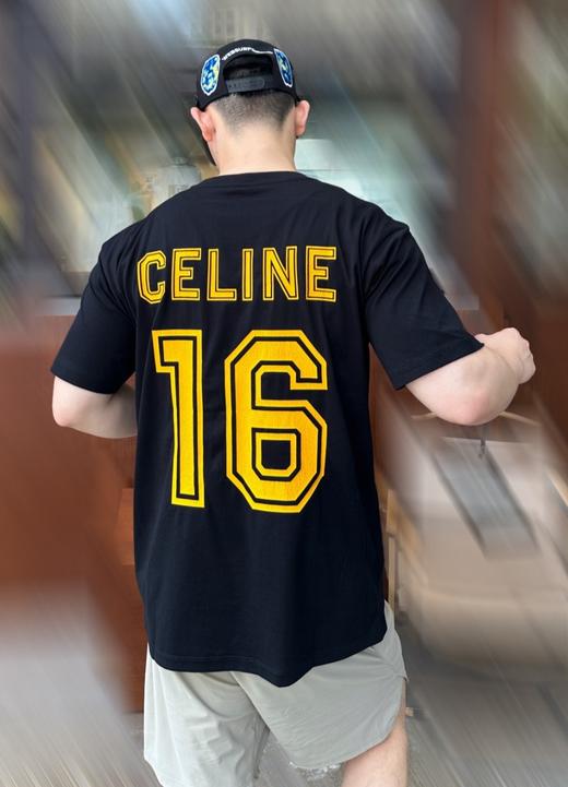 男款裂纹印花数字短袖T恤008 商品图3