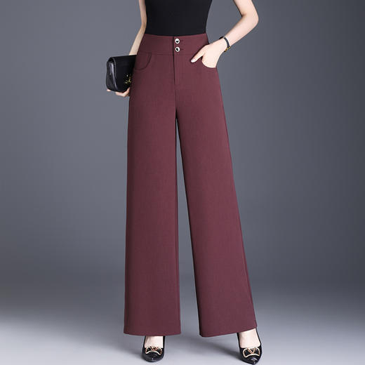 垂感宽松显瘦西装裤，A版高腰阔腿裤MYX98001 商品图0