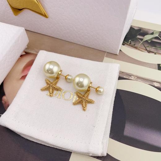 迪奥2025早春款海星双珠耳钉（XTY） 商品图0