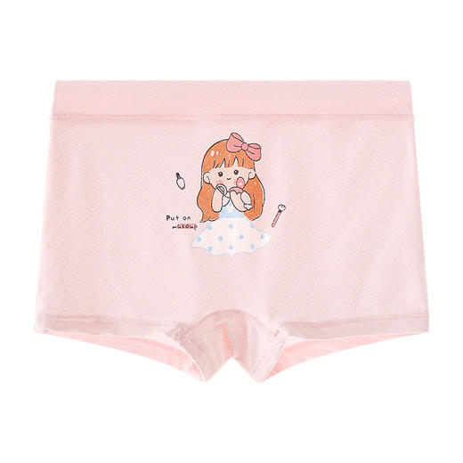 【4条】夏童女童冰丝内裤 清凉舒适 中大童平角裤 薄网眼透气 商品图4