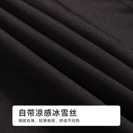 都市丽人女士丝质吊带套装薄冰雪丝好睡好眠袖类LHH2D6 商品图6