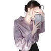 雀说 今年爆款紫色缎面提花衬衫女款早春新款独特漂亮法式长袖上衣5ZF-3176 商品缩略图4