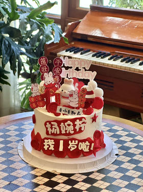 红色喜庆兔兔