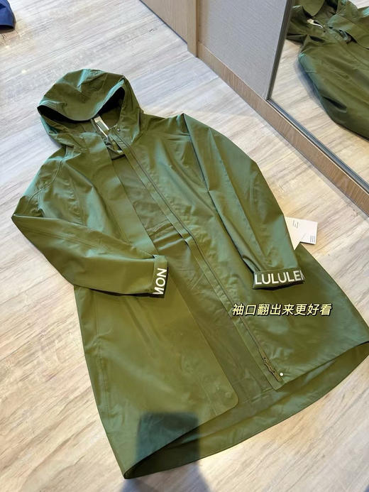 原单正品 lulu 女款小雨衣 防风防水外套风衣。尺码 4 6 8 10，170 120斤穿拍6码有点合身 
宽松一点更舒服 商品图3