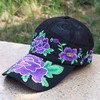 雀说 帽子女夏天民族风大绣花棒球帽后网纱透气棒球帽女时尚遮阳帽5ZF-0698 商品缩略图9