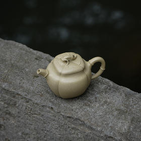 龙德堂陶艺 徐飞制《铤竹》原矿本山绿泥 200cc 库存请咨询客服