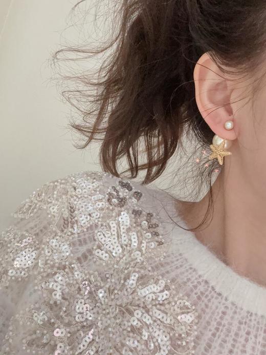 迪奥2025早春款海星双珠耳钉（XTY） 商品图6