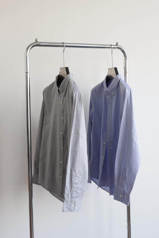 R.L 纯棉牛津纺面料 小彩马刺绣长袖衬衫 CS227 商品图4