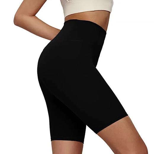 【限时秒】YOGACODE【火树银花系列】裸感莱卡运动短裤女侧边无缝7A抗菌健身瑜伽裤DWS115113 商品图4