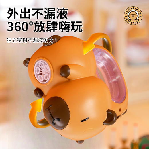 携子乐泡泡机儿童手持电动棒婴幼儿女男孩网红卡皮巴拉玩具公仔 商品图5