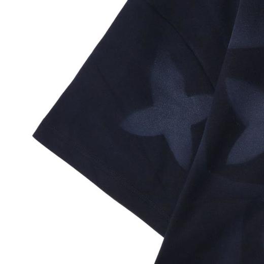 9210夏季高级感新款渐变撞色十字圆领短袖T恤百搭时尚休闲百搭上衣 商品图4