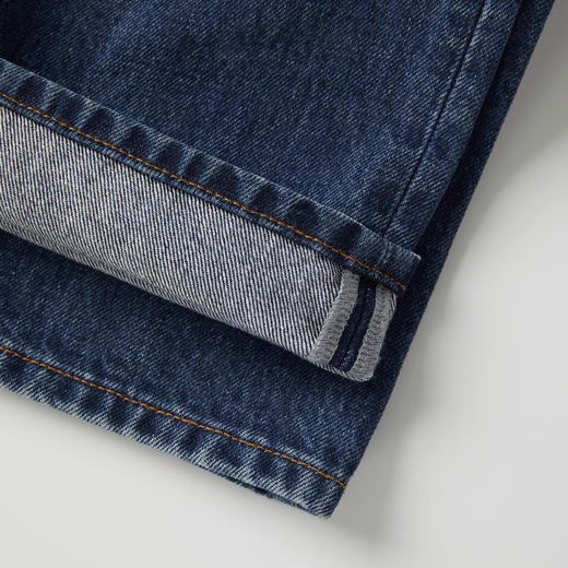 ROMI STUDIO“美式复古”100%棉洗水做旧YKK修身牛仔裤 RWBWXD1522 商品图2