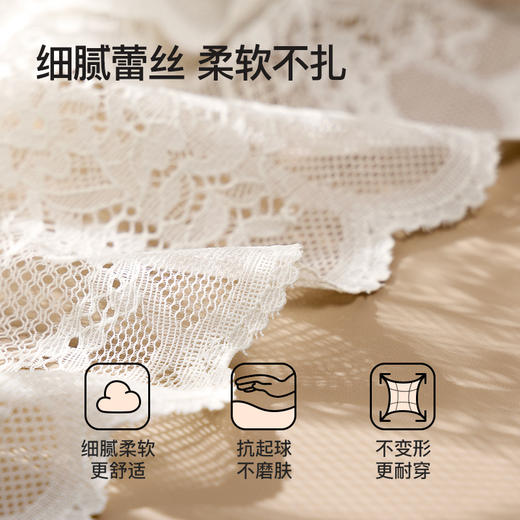 【109元/2件】【专柜大牌同款】春夏小胸聚拢性感蕾丝内衣 100%莫代尔舒适文胸 商品图2